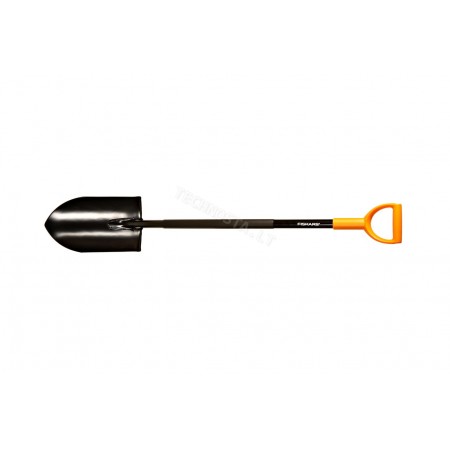 Fiskars ErgoComfort kastuvas, ilgas (smailus) | Tvirtinimo detalės Fiskars ErgoComfort kastuvas, ilgas (smailus) | Technosta - tvirtinimo detalės