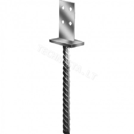 NÖGEL Balkio atrama, A formos, 130x80x8 mm | Tvirtinimo detalės NÖGEL Balkio atrama, A formos, 130x80x8 mm | Technosta - tvirtinimo detalės